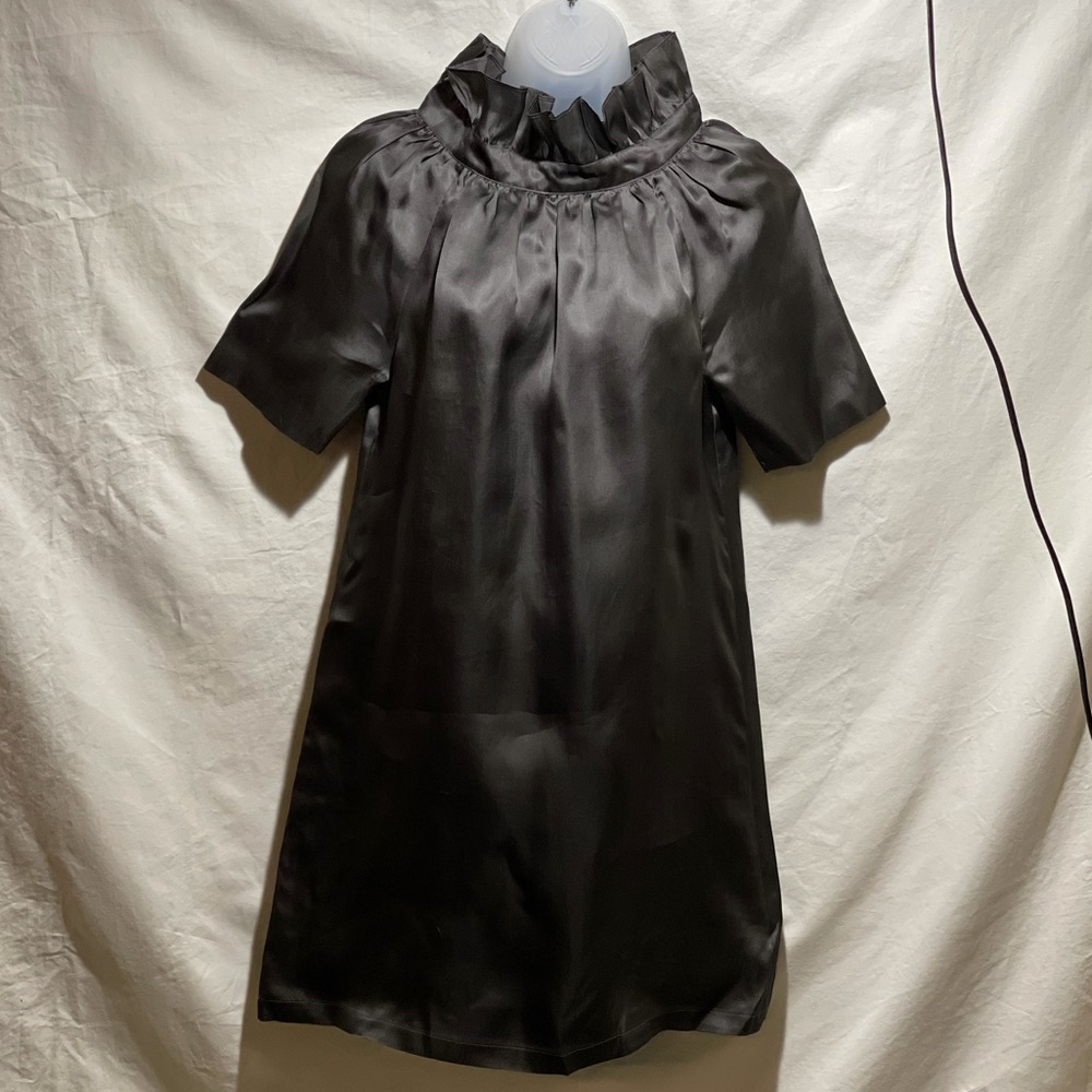 Loeffler Randall Brown Satin Dress